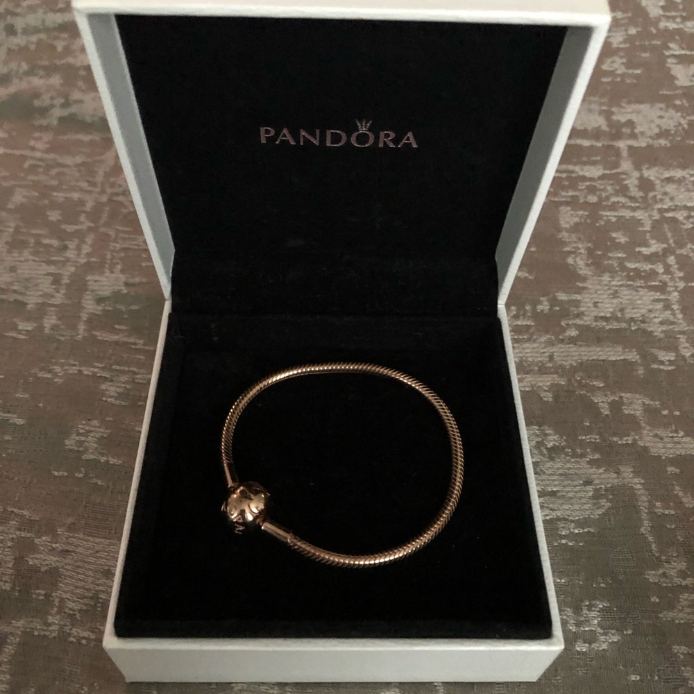 Pandora Moments Rose Gold Snake Chain Bracelet